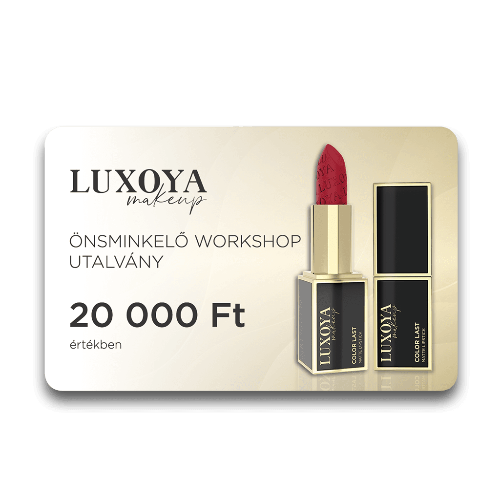 Luxoya Önsminkelő workshop utalvány 20.000 Ft értékben