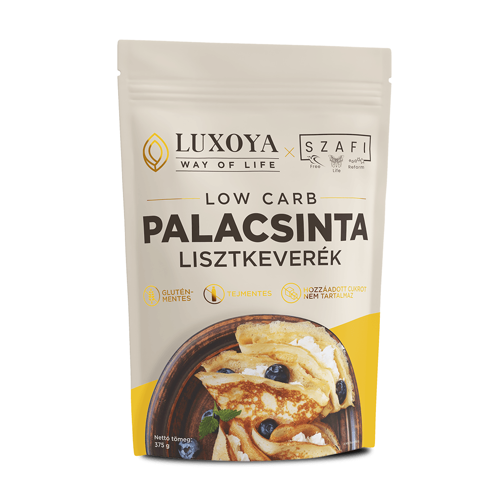 Luxoya x Szafi – Low Carb Palacsinta lisztkeverék