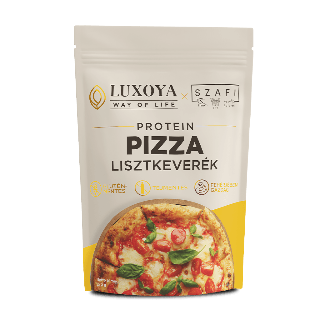 Luxoya x Szafi – Protein Pizza lisztkeverék