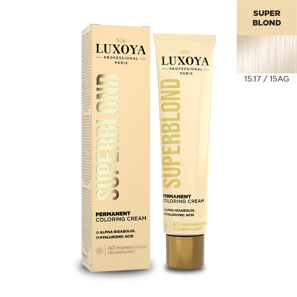SUPERBLOND - Extra világosító ammóniás hajfesték 15.17/15AG 60ml