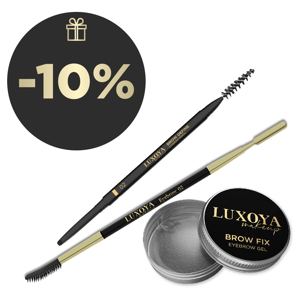 Luxoya Szemöldök csomag - sötétbarna - 10% csomagkedvezmény
