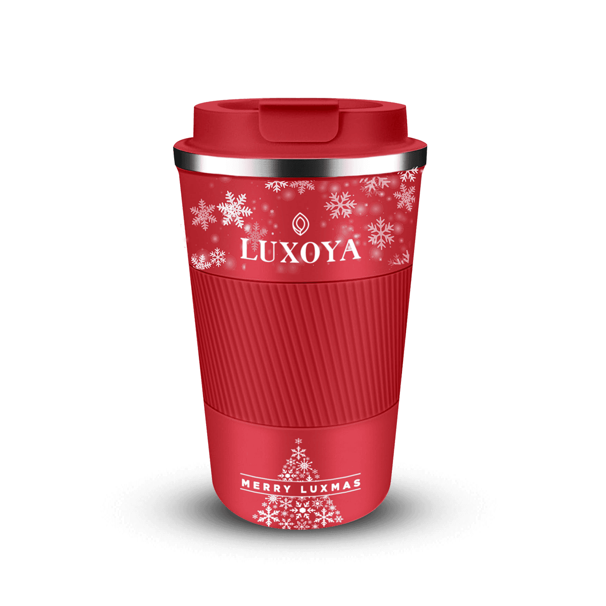 Hőtartó pohár - Karácsonyi piros