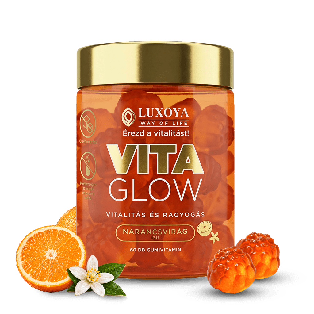 Vita Glow - Multivitamin - Narancsvirág ízű gumivitamin - 60db